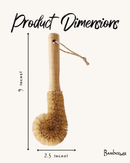 Bamboo Drinkware Cleaning Brush | Straight