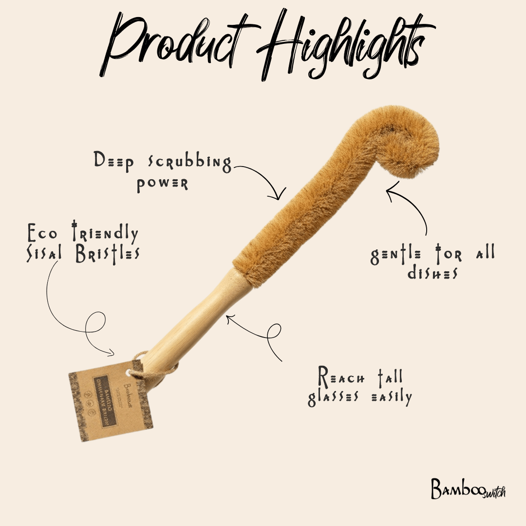 Bamboo Drinkware Cleaning Brush XL | Straight, photo 4 of 5
