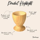 Bamboo Egg Cup