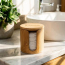 Bamboo Facial Rounds Holder