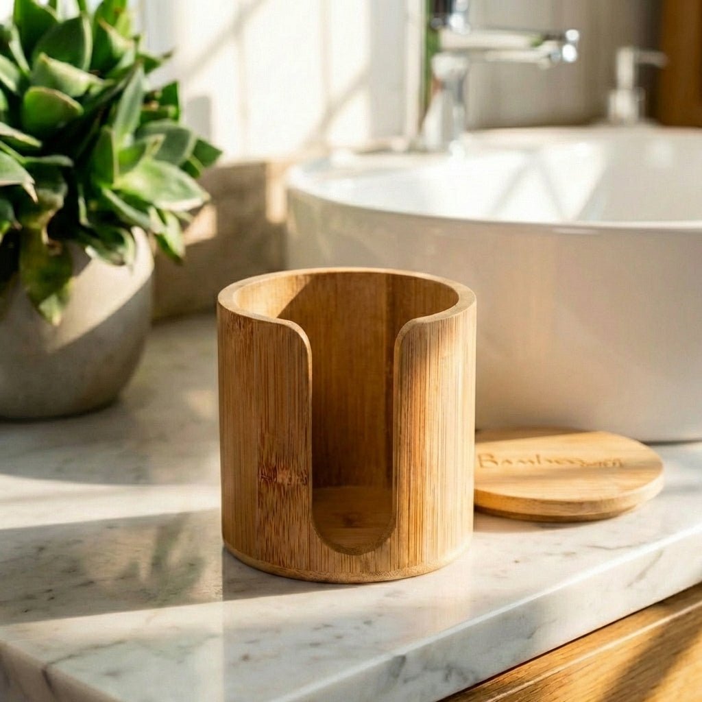 Bamboo Facial Rounds Holder, photo 2 of 11