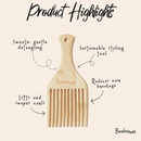 Bamboo Hair Pick by Bamboo Switch