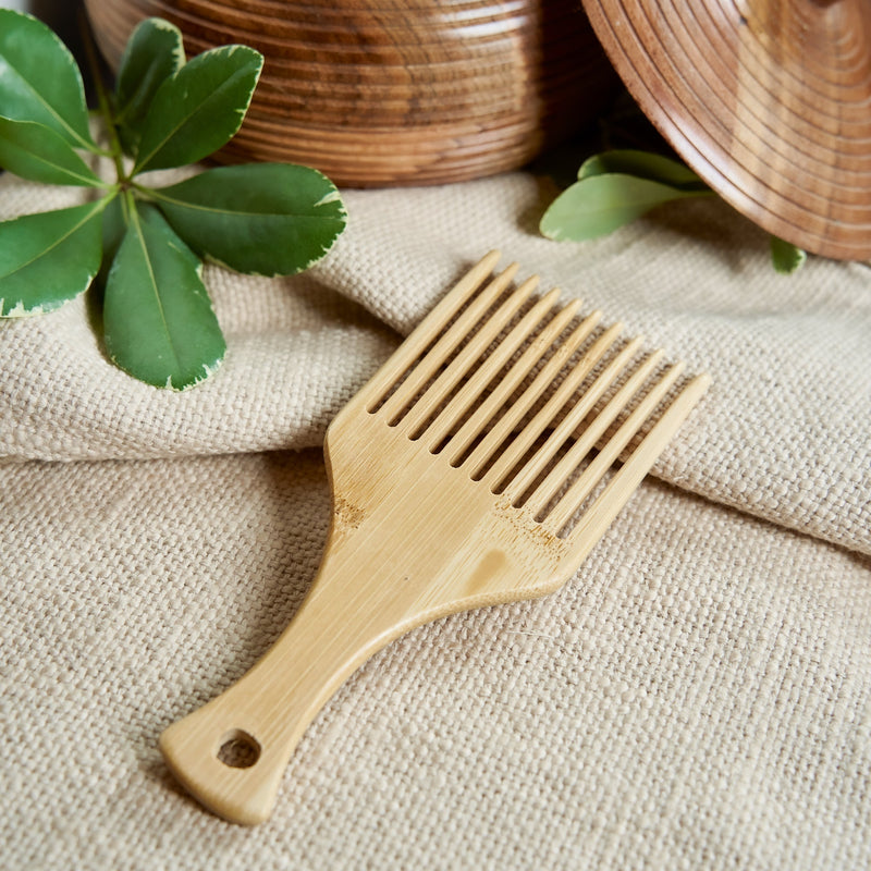 Bamboo Hair Pick