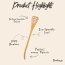 Bamboo Honey Dipper Spoon