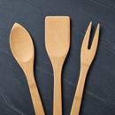 3-Piece Bamboo Kitchen Utensil Set by Bamboo Switch