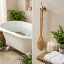 Bamboo Long Handle Back Massager