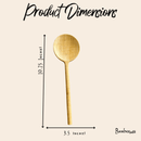 Bamboo Long Handle Round Spoon