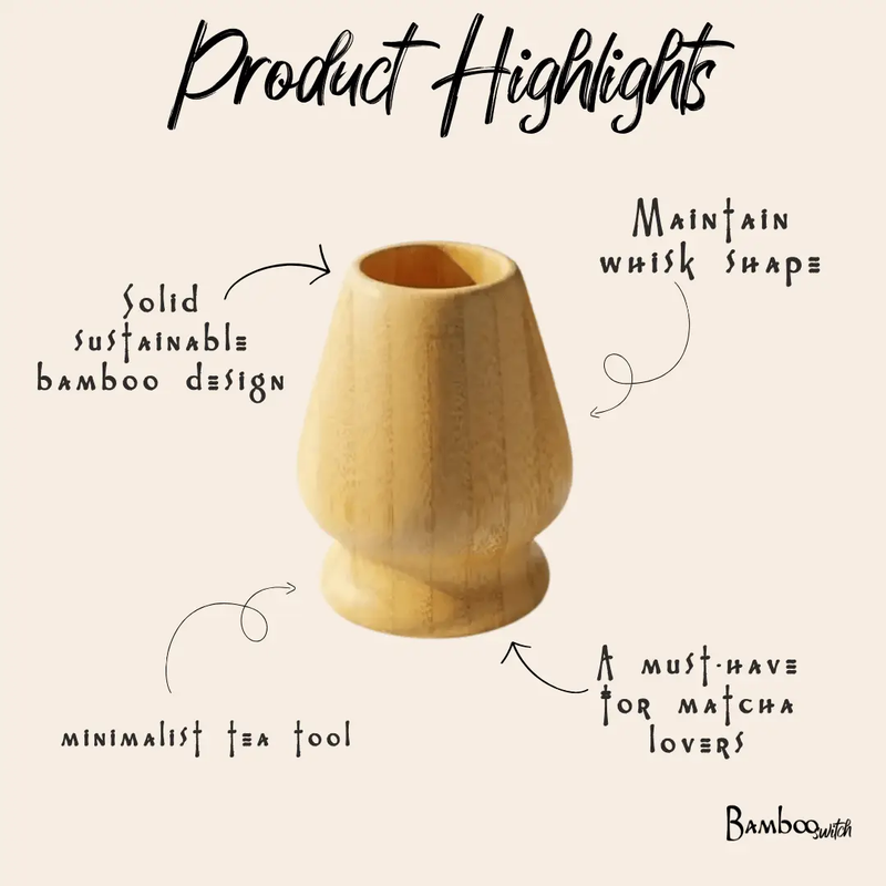 Bamboo Matcha Whisk Holder, photo 4 of 5
