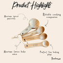 Bamboo Measuring Spoons Set by Bamboo Switch