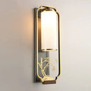 GobekUsa Iron Glass Wall Lamp for Living Room Bedroom, TV Background Wall Sconce