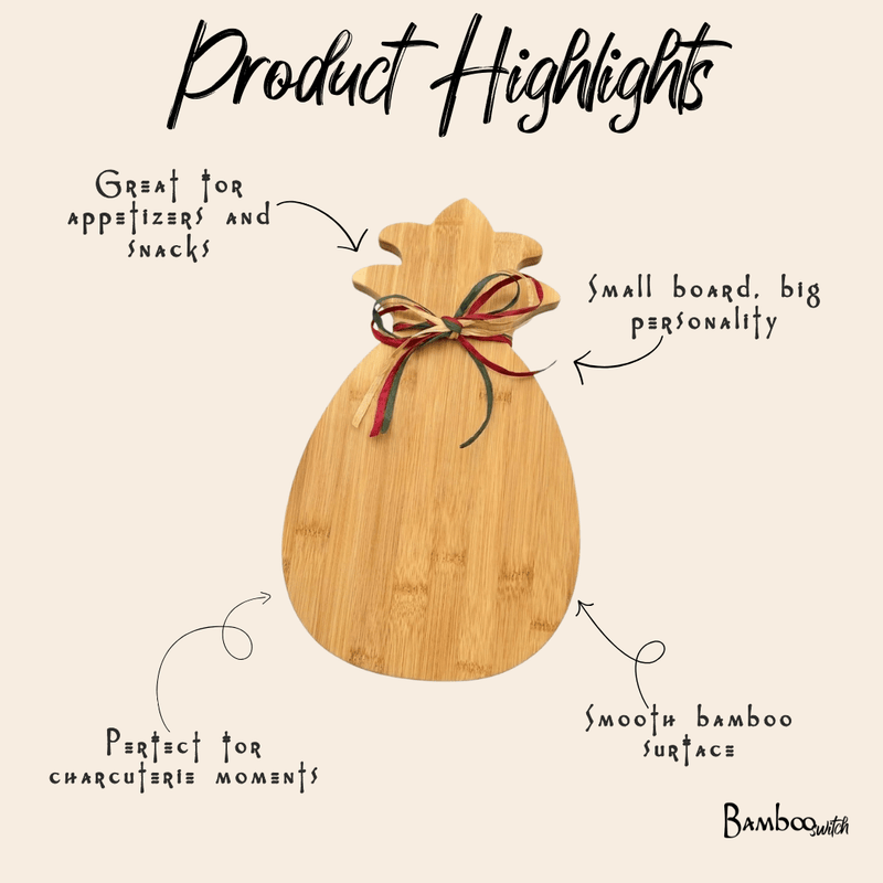 Bamboo Pineapple Cutting Board, photo 4 of 5