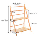 GobekUsa Bamboo 3 Tier Plant Shelf Stand