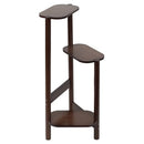 GobekUsa Bamboo Corner Plant Stand: 3-Tier Flower Display