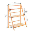 GobekUsa Bamboo Plant Stand Organizer Shelf - Indoor/Outdoor