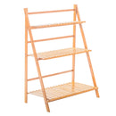 GobekUsa Bamboo Plant Stand Organizer Shelf - Indoor/Outdoor