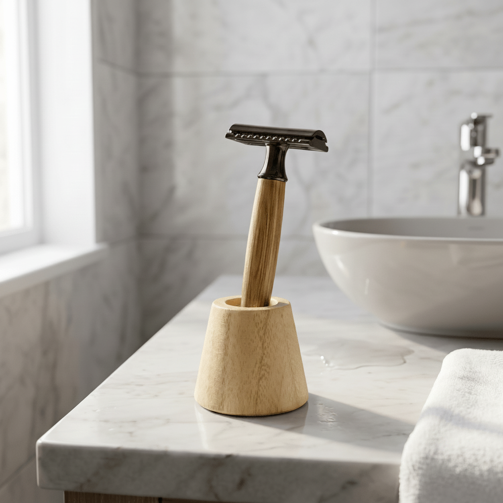 Bamboo Razor Holder, photo 2 of 5