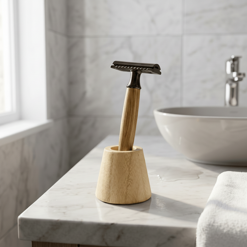 Bamboo Razor Holder, photo 2 of 5