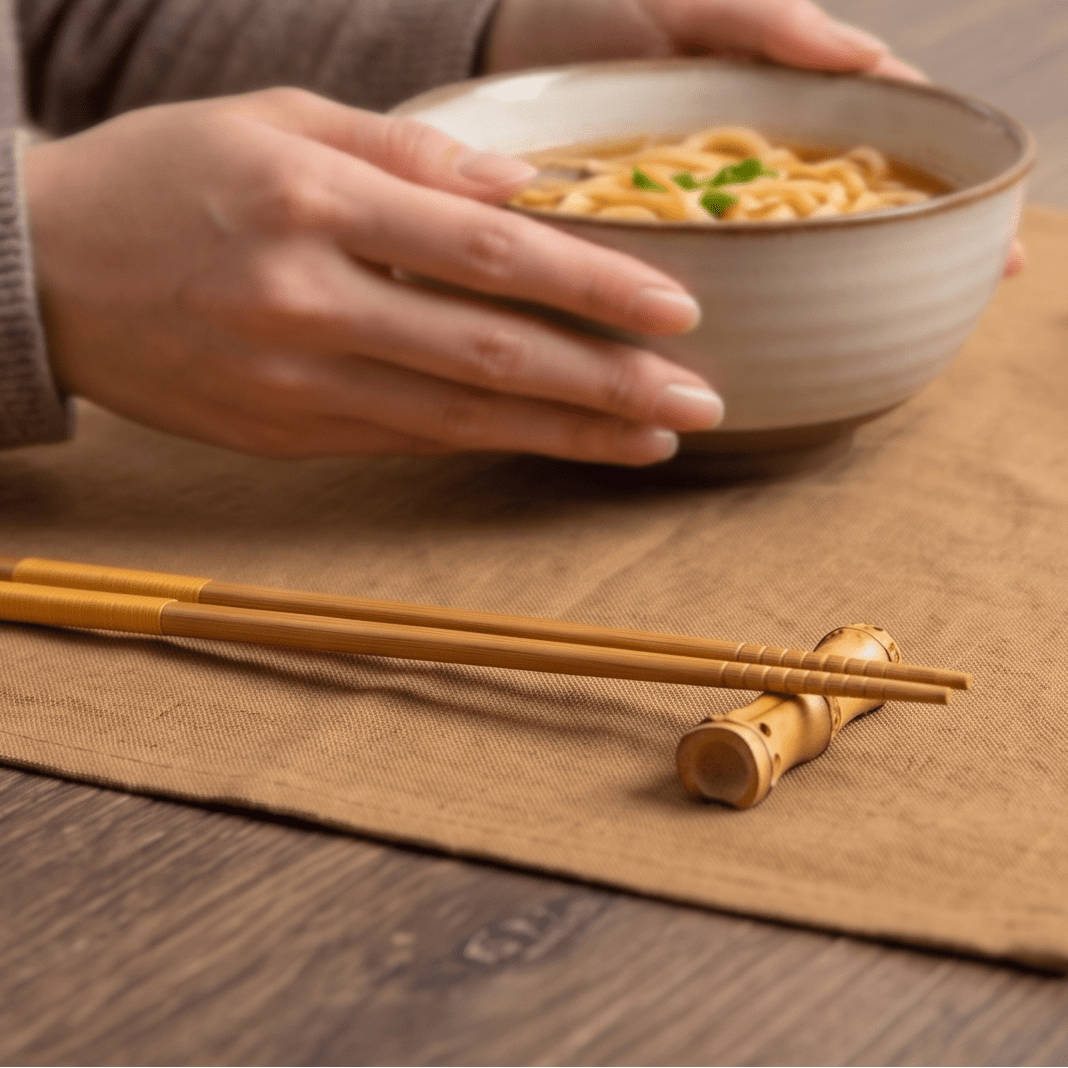 Handmade Bamboo Root Chopstick Rest, photo 3 of 5