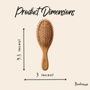 Bamboo Rounded Hair Brush | Comfort Handle by Bamboo Switch