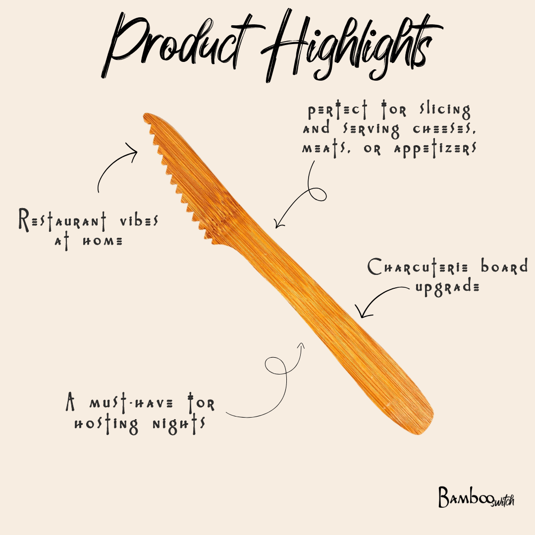 Bamboo Serrated Knife, photo 4 of 5