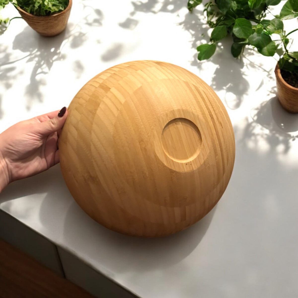 Bamboo Serving Bowl, photo 4 of 12