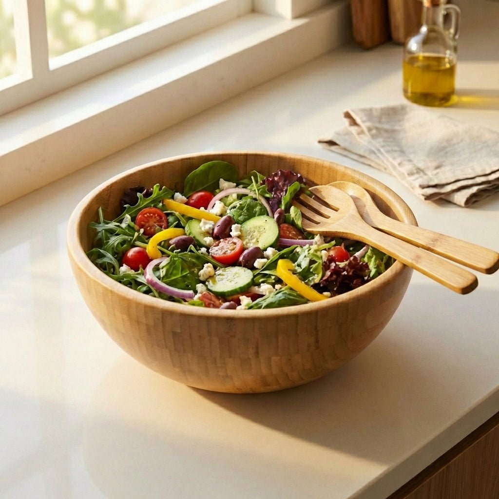 Bamboo Serving Bowl, photo 3 of 12