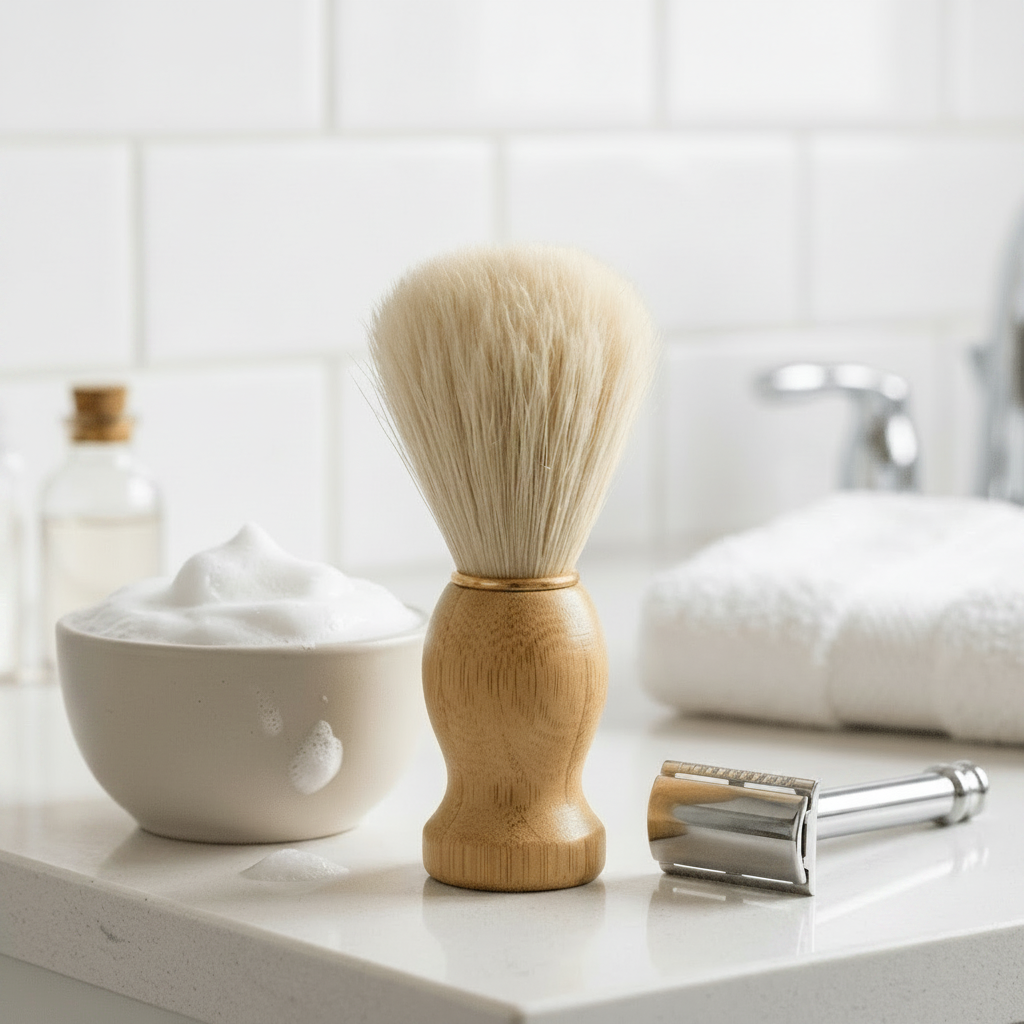 Bamboo Shave Brush, photo 2 of 5