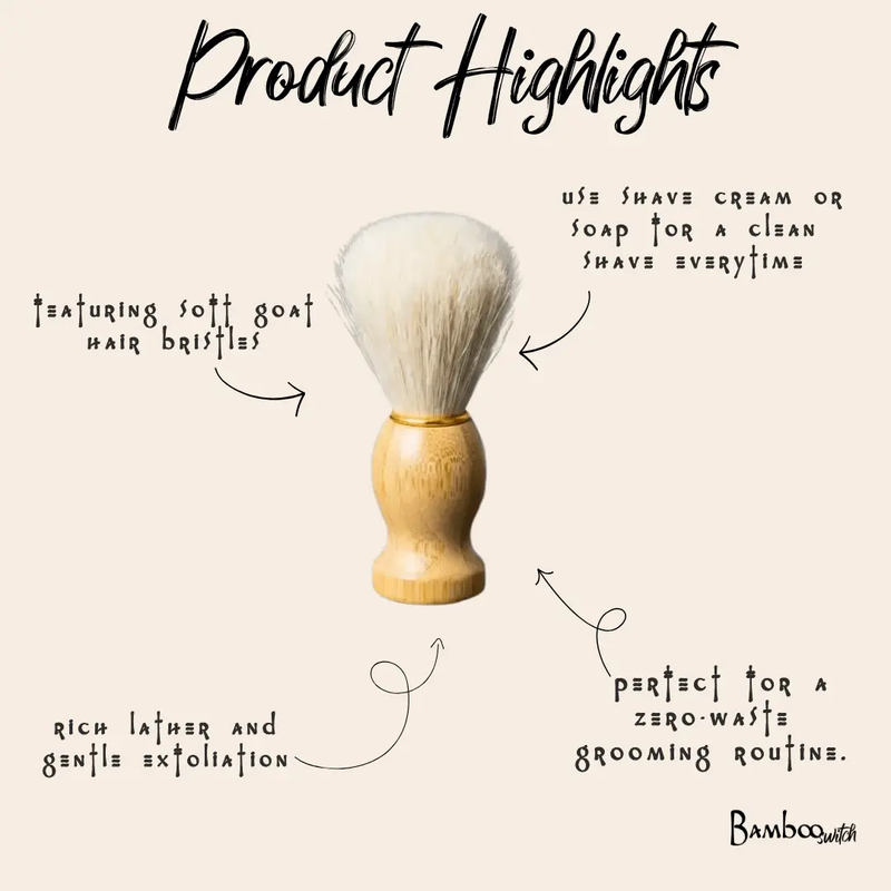 Bamboo Shave Brush, photo 4 of 5