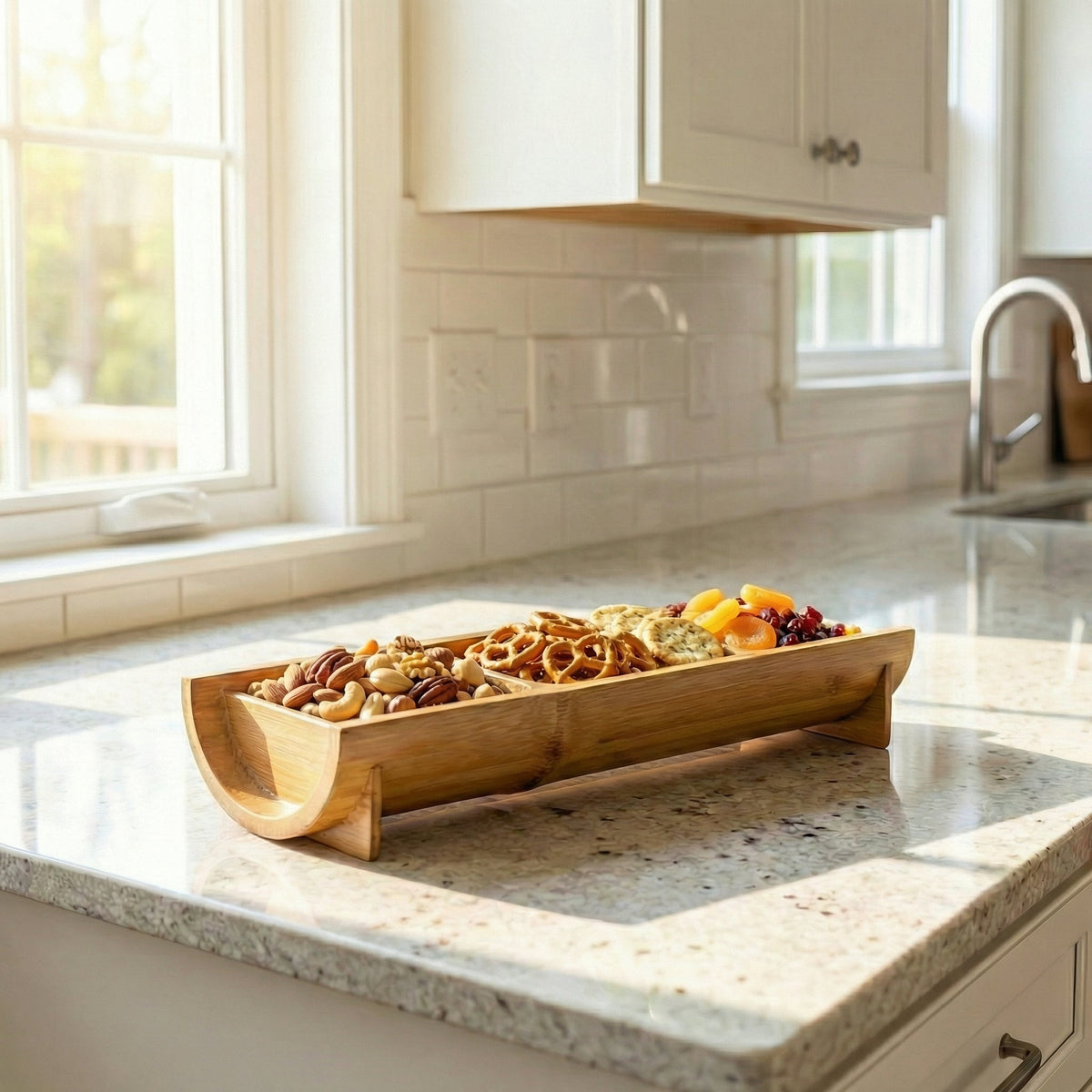 Bamboo Snack Tray, photo 3 of 7