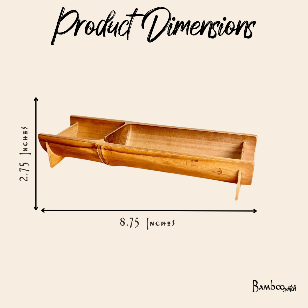 Bamboo Snack Tray, photo 7 of 7