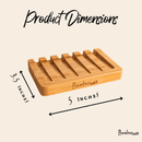 Bamboo Soap Bar Dish | Slated by Bamboo Switch