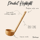 Bamboo Soup Ladle by Bamboo Switch