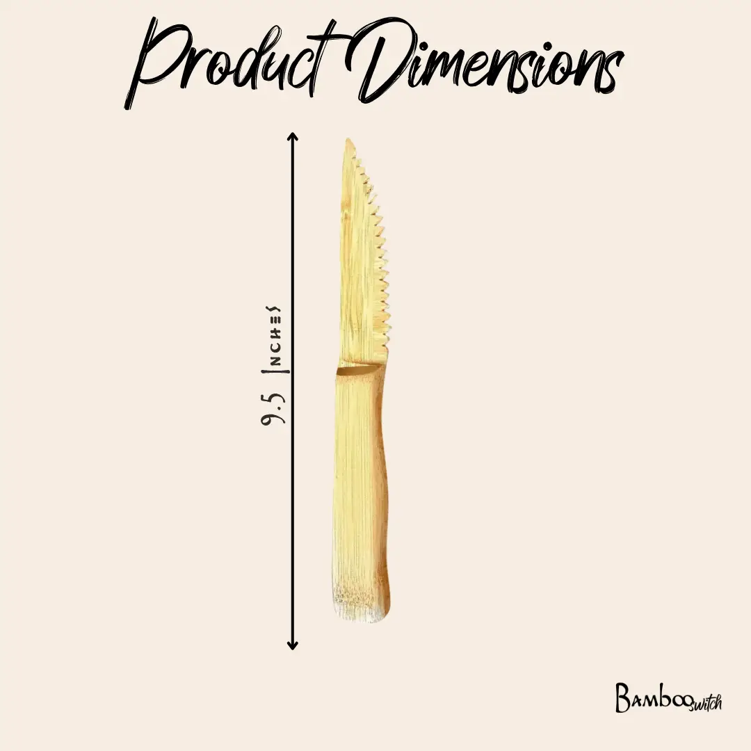 Bamboo Steak Knife, photo 5 of 5