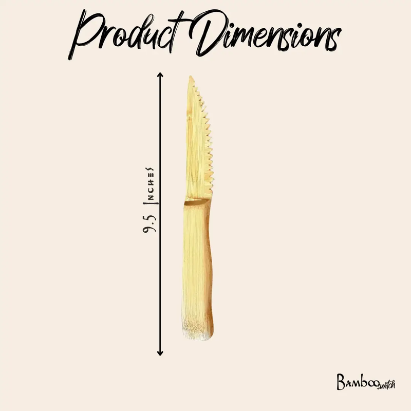 Bamboo Steak Knife, photo 5 of 5