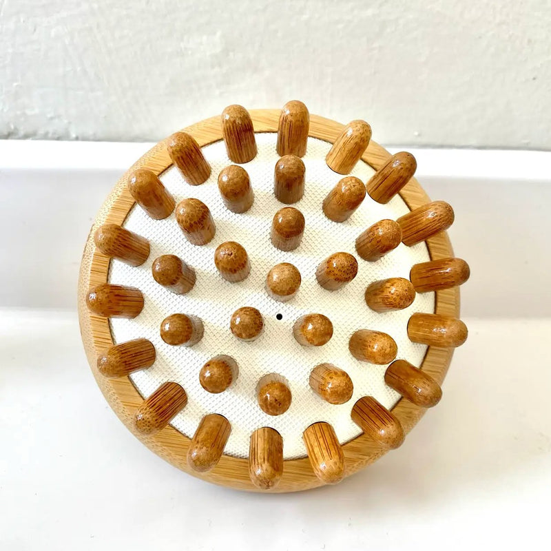 Bamboo Stimulating Scalp Massager