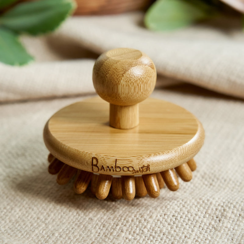 Bamboo Stimulating Scalp Massager