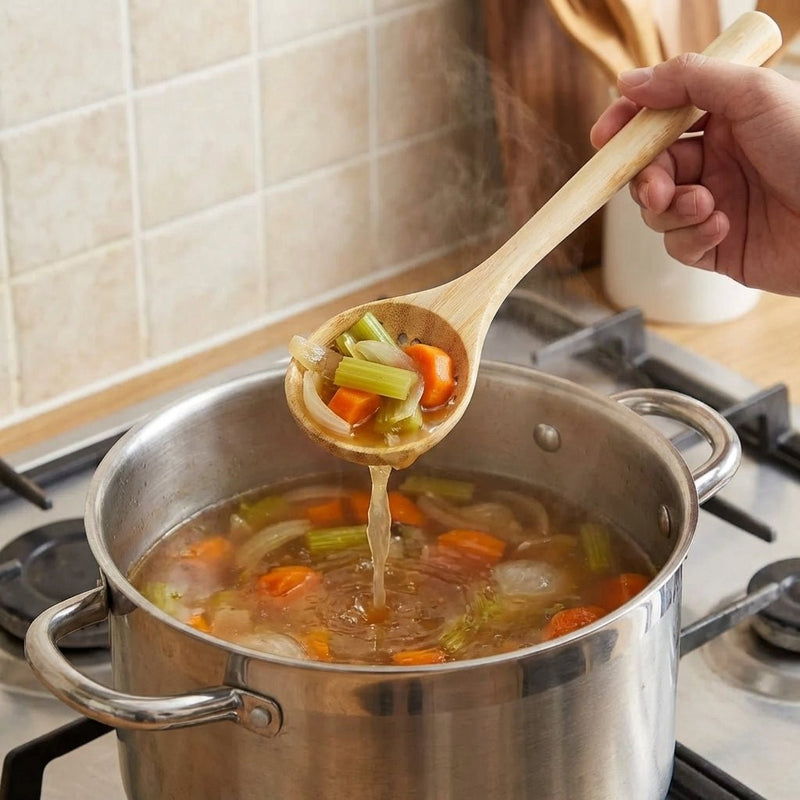 Bamboo Straining Ladle, photo 2 of 6