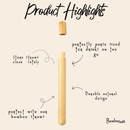 Bamboo Straw in Travel Case