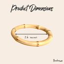 Natural Bamboo Bangle Bracelet by Bamboo Switch