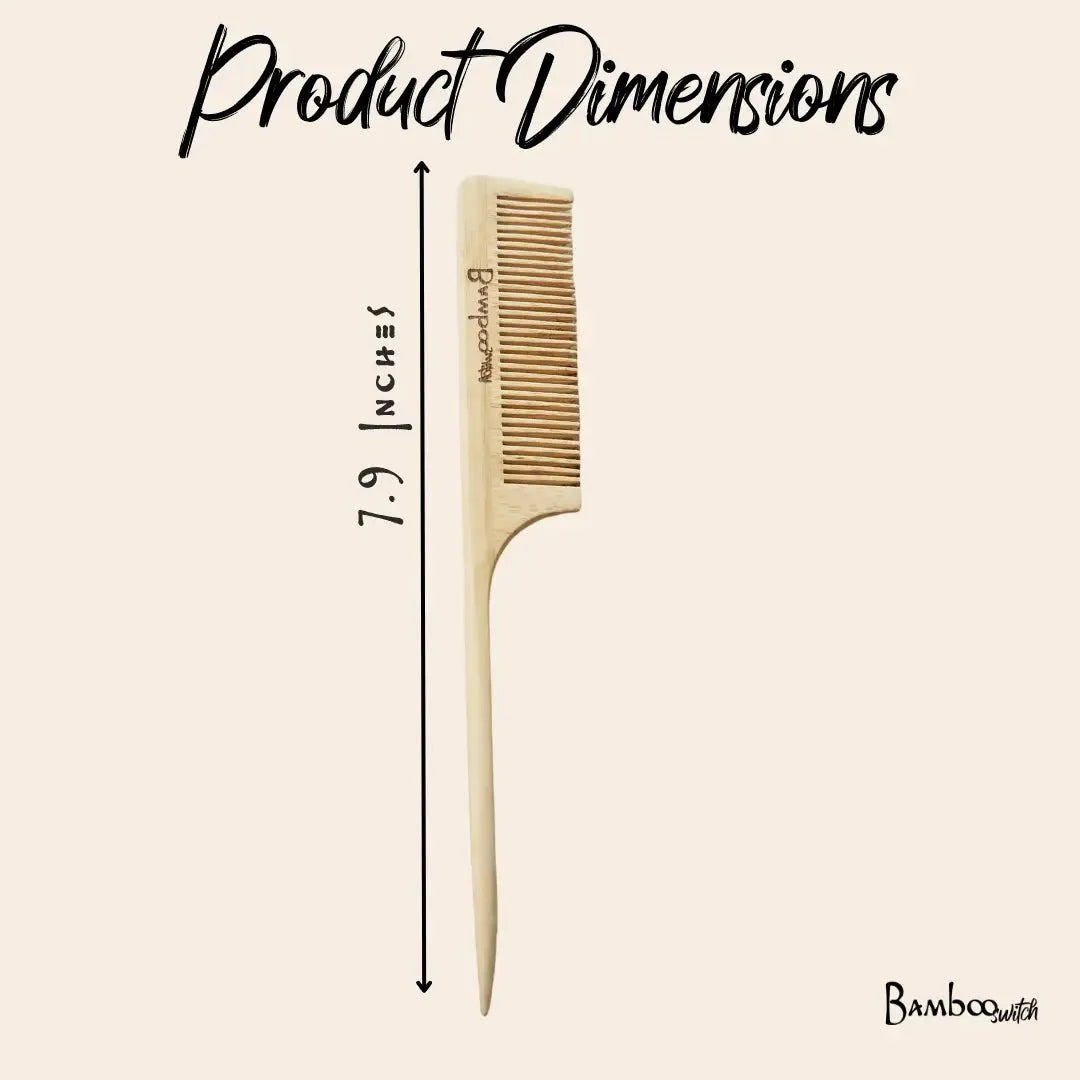 Bamboo Styling Comb, photo 3 of 5