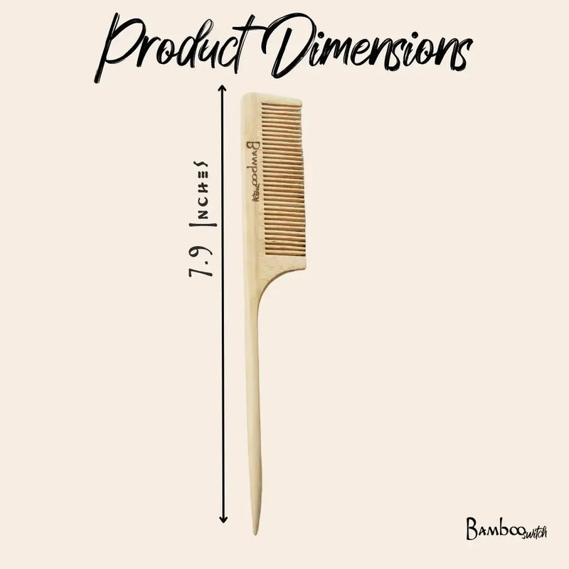 Bamboo Styling Comb, photo 3 of 5