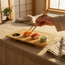 Bamboo Sushi Plate Set