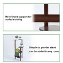 GobekUsa Bamboo Tall Corner Plant Stand - Outdoor Garden Rack