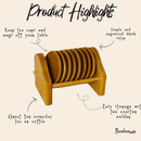 Bamboo Tea Coaster & Holder | 8pc