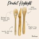 Bamboo Travel Cutlery Set | Kids by Bamboo Switch