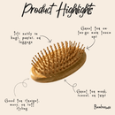 Bamboo Travel Hair Brush
