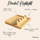 Bamboo Utensil Rest | With Sections by Bamboo Switch