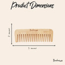 Bamboo Wide Tooth Comb | Pointed Tips by Bamboo Switch