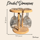 Bamboo Wine Serving Holder by Bamboo Switch