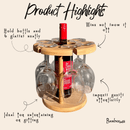Bamboo Wine Serving Holder by Bamboo Switch